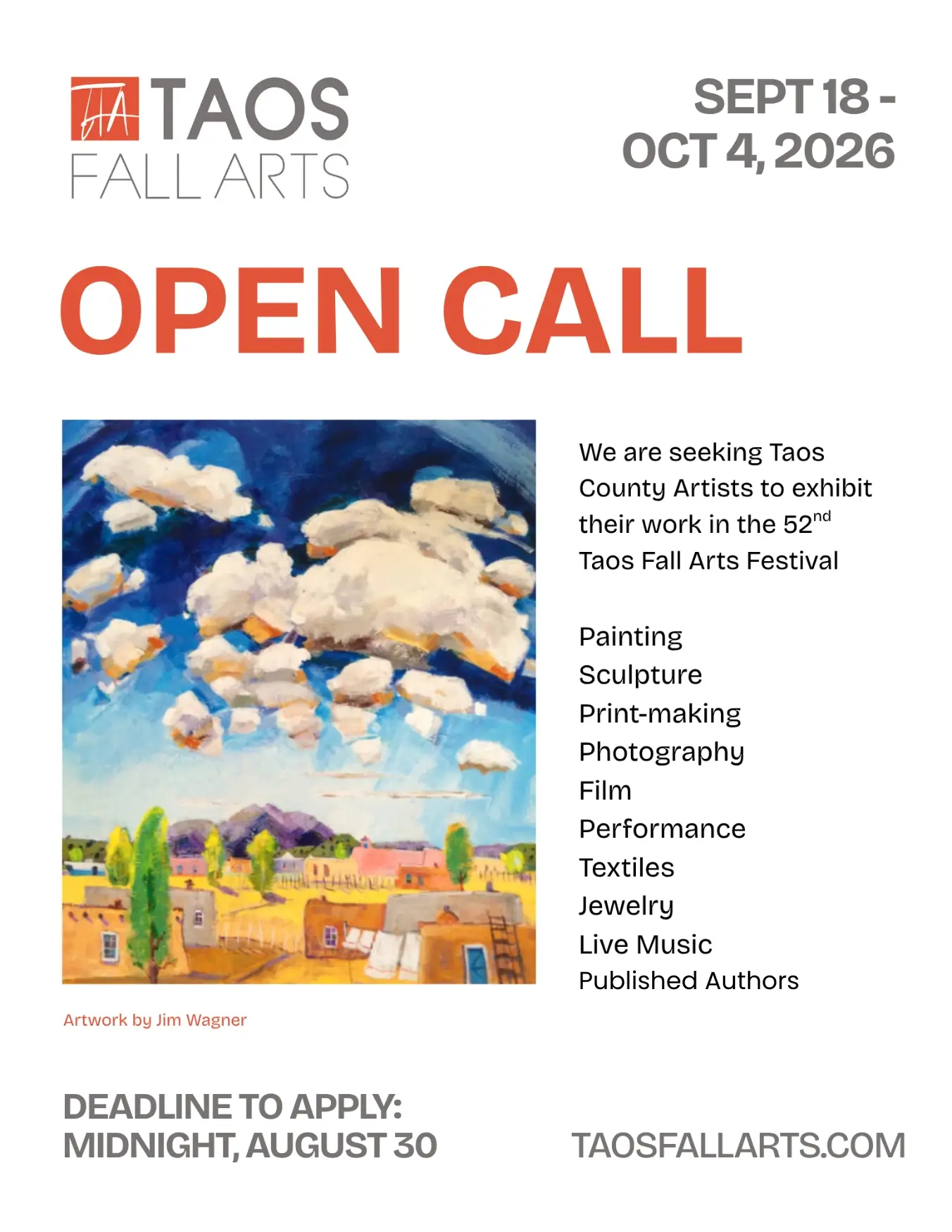 open call Jim Wagner painting