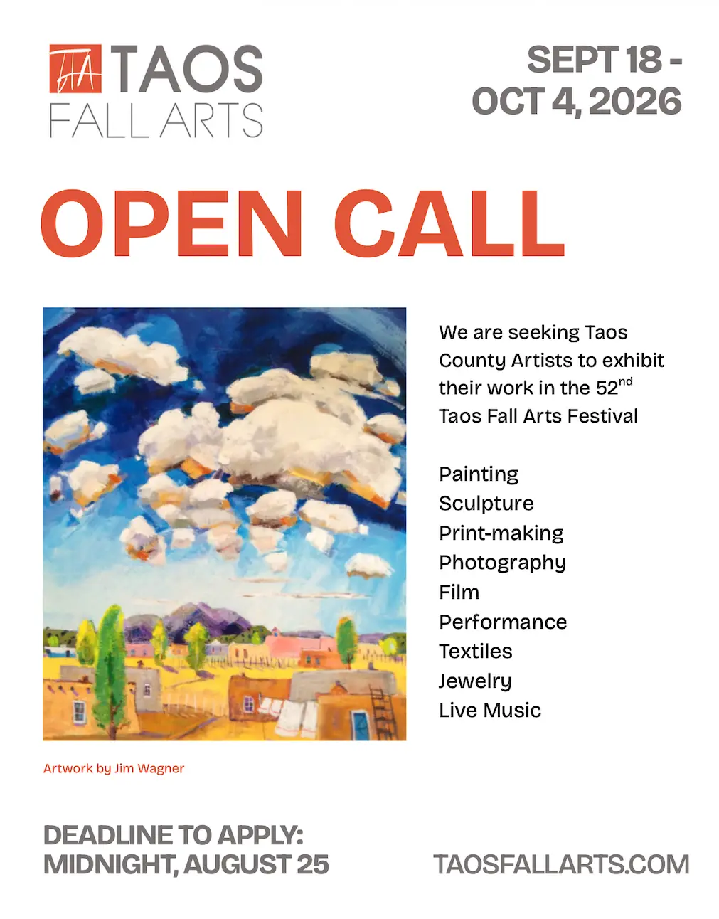 open call 2026